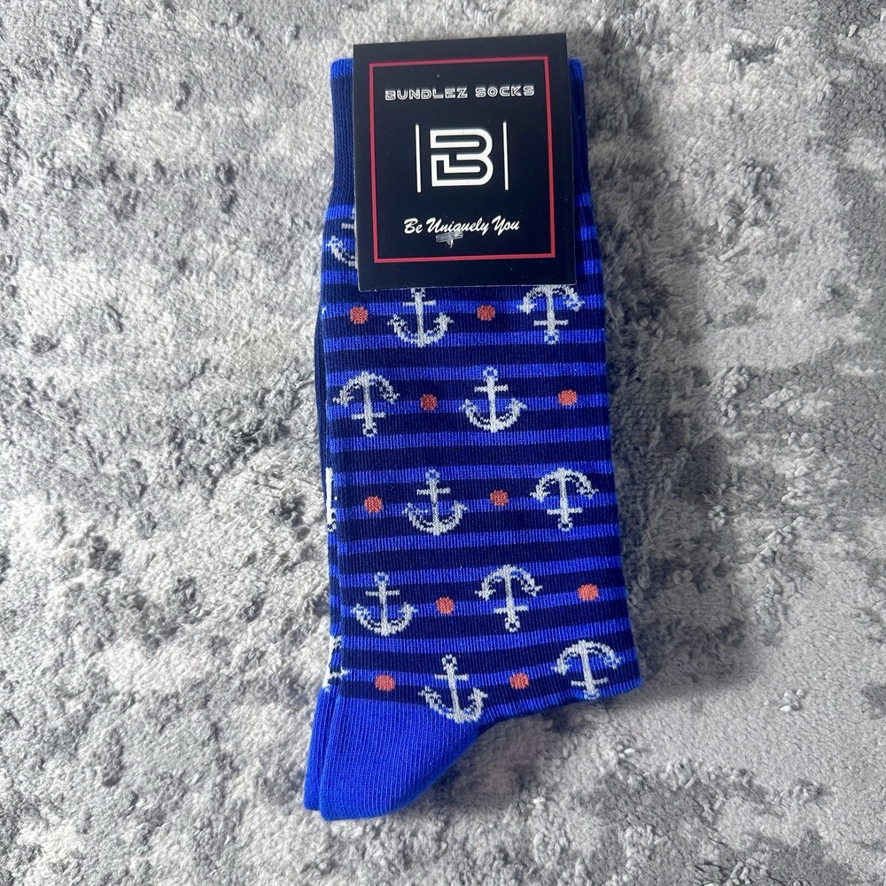 ANCHORS UNISEX  Fun Novelty Sock NEW